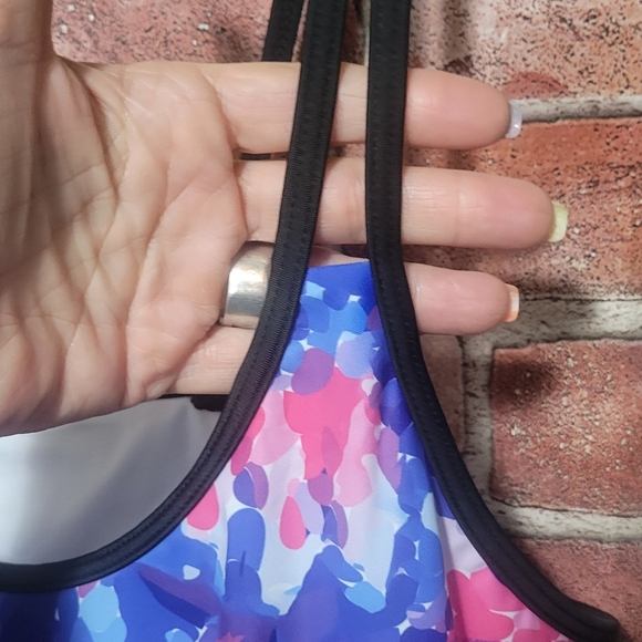 Plus size 2XL 2 pcs. Swim set with boyshorts. New. Dual adj. Straps - Picture 2 of 13